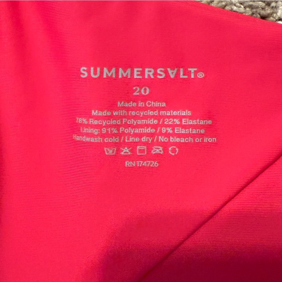 Summersalt Pink Confetti Sidestroke Swimsuit - Picture 3 of 4